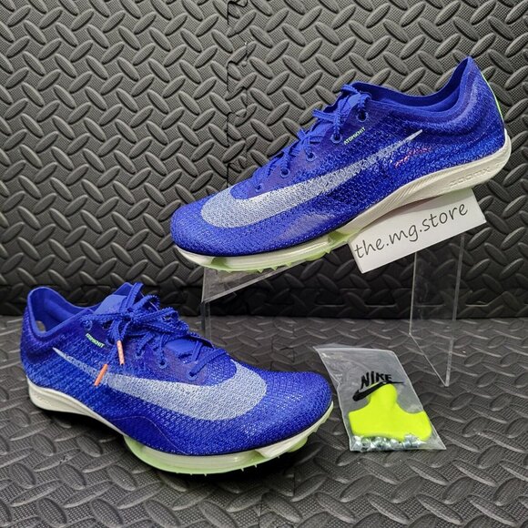 Nike Air Zoom Victory Racer Blue Track Spikes Men's Sz 9  CD4385-400 NWOB - Picture 1 of 7